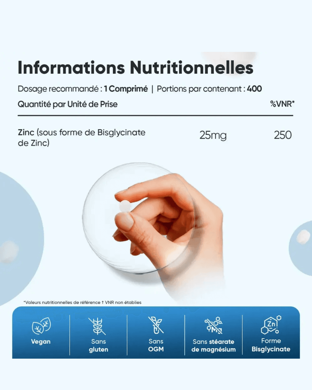 Zinc Bisglycinate 50mg – High Absorption Zinc Supplement | WeightWorld thumbnail 4