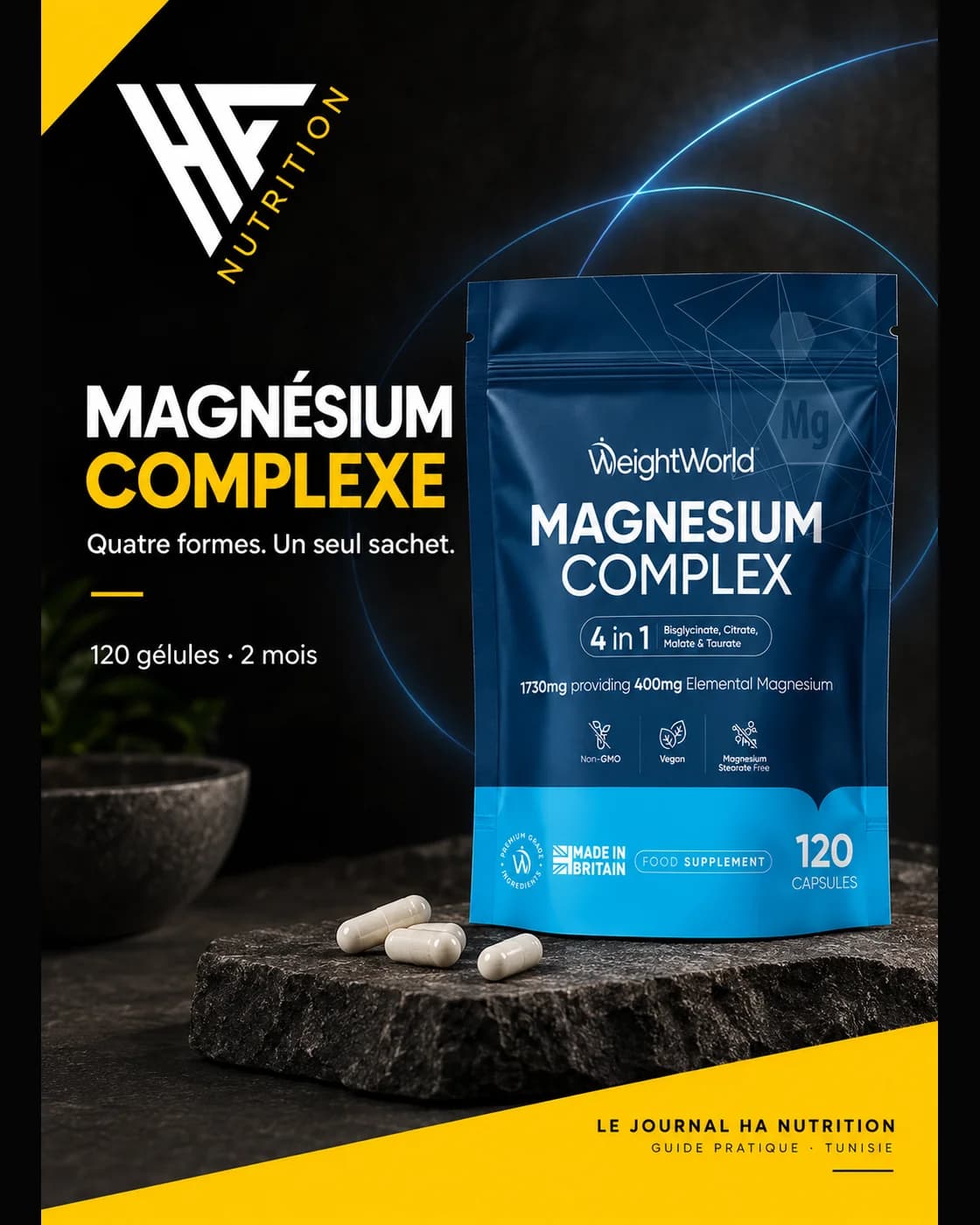 Magnésium complexe ou bisglycinate : quel format choisir ? — Magnésium & formats