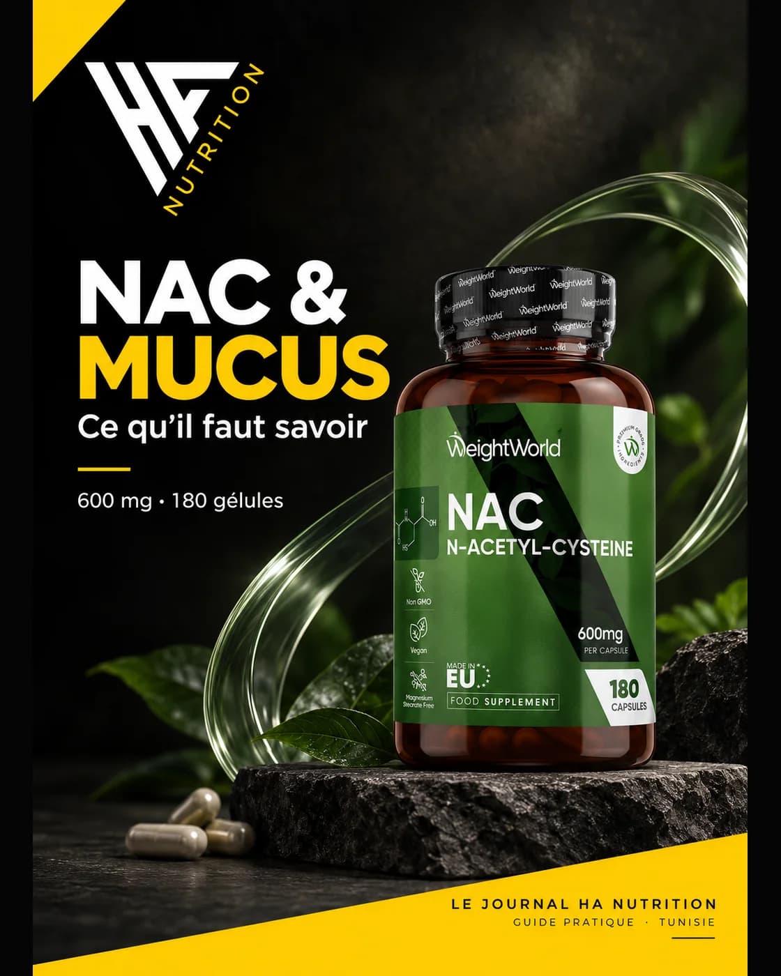 NAC et mucus : ce qu’il faut savoir — NAC & voies respiratoires