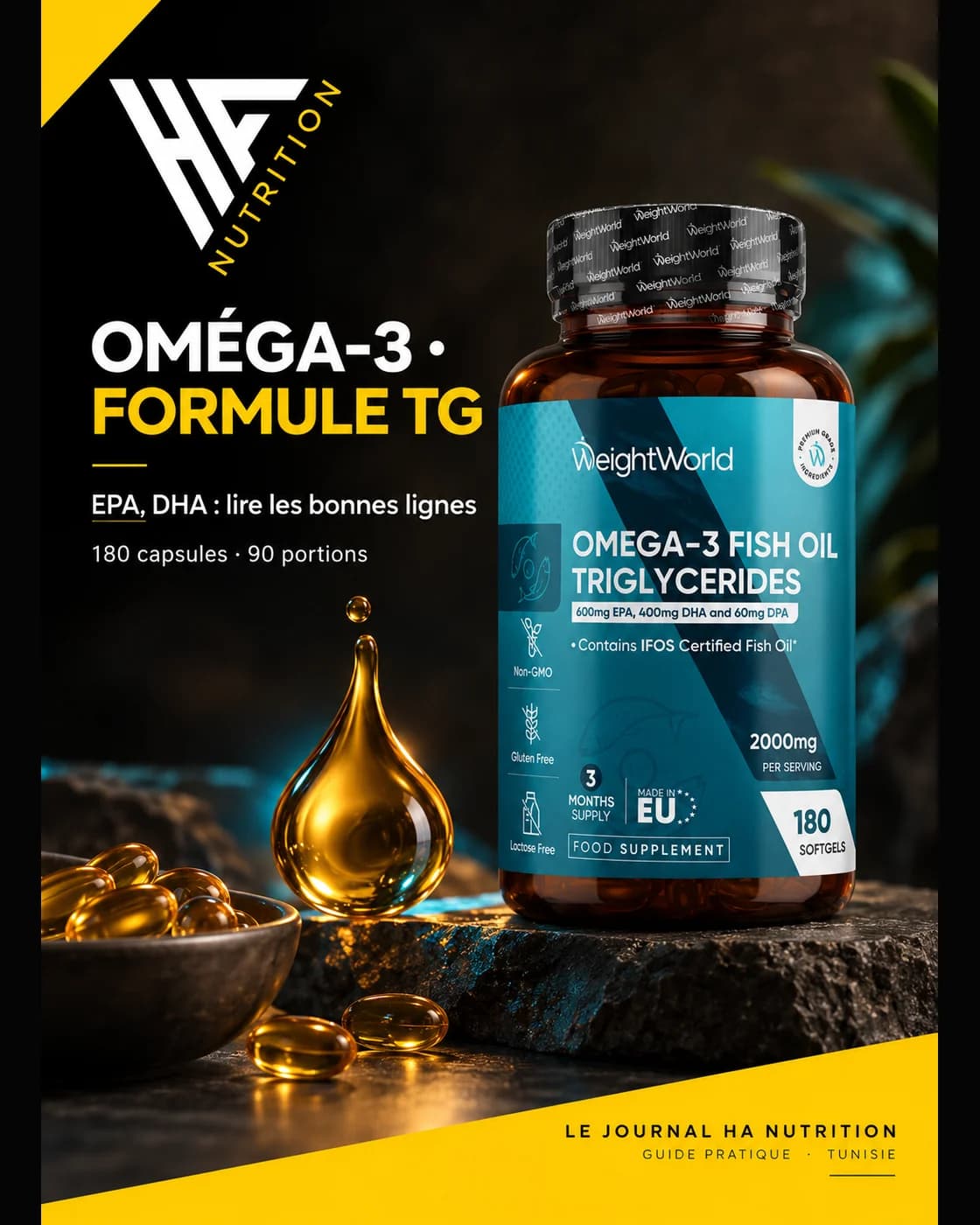 Oméga-3 TG : comparer la formule, l’EPA et le DHA — Oméga-3 & formats