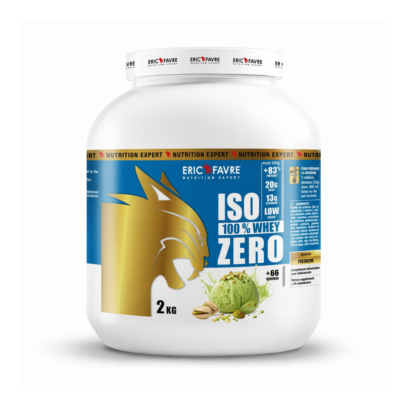 ISO ZERO 100% WHEY ERIC FAVRE PISTACHIO - 2KG