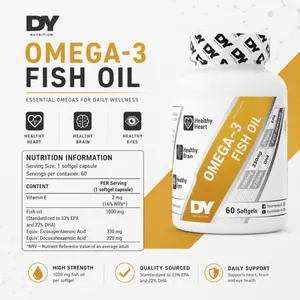 Omega 3 - Dorian Yates (DY) - 60 Softgels thumbnail 3