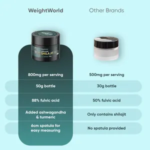 Résine de Shilajit avec Ashwagandha 50 g | WeightWorld thumbnail 3