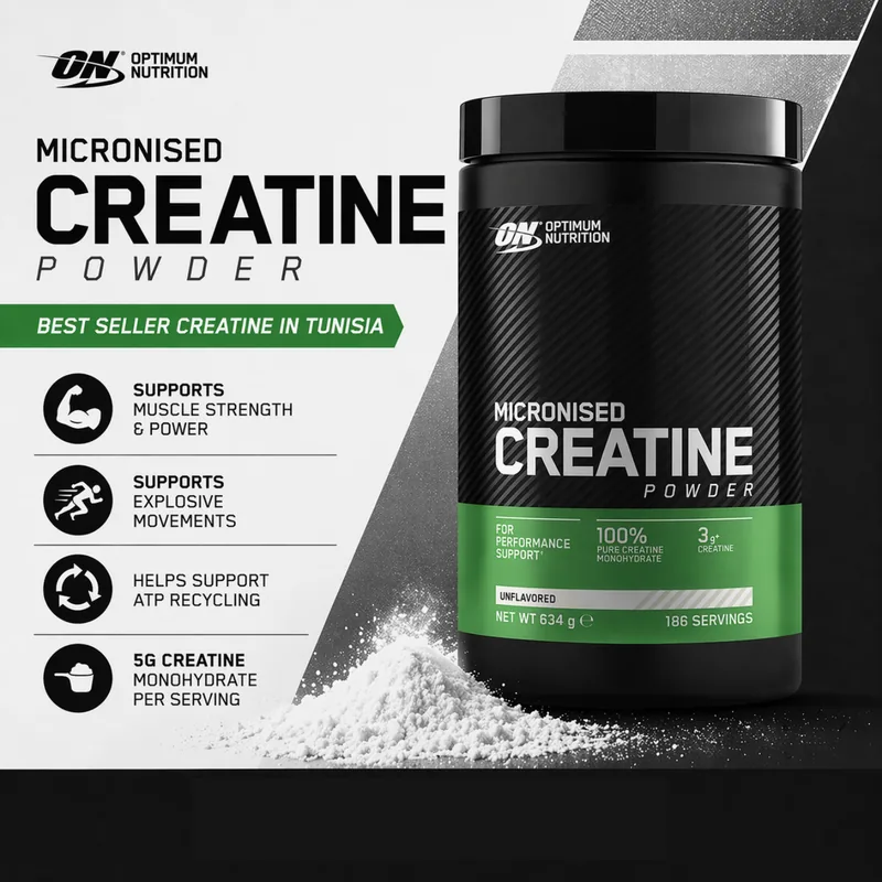 Optimum Nutrition Micronized Creatine 634g — image 2