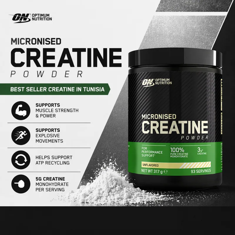Optimum Nutrition Micronized Creatine 317g — image 2