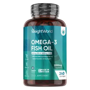 Omega 3 Fish Oil Capsules – Heart & Brain Support | WeightWorld