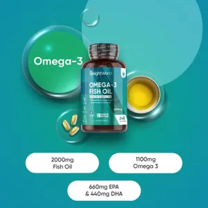 Omega 3 Fish Oil Capsules – Heart & Brain Support | WeightWorld thumbnail 3