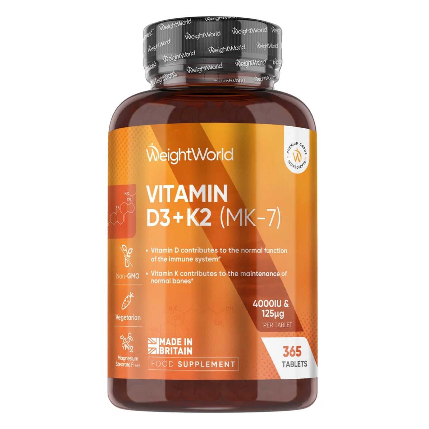Vitamin D3 K2 MK-7 Supplement – Bones & Heart Health