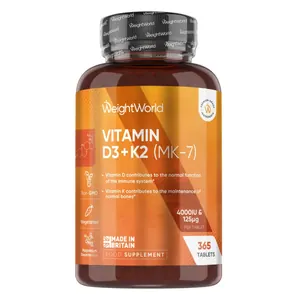 Vitamin D3 K2 MK-7 Supplement – Bones & Heart Health