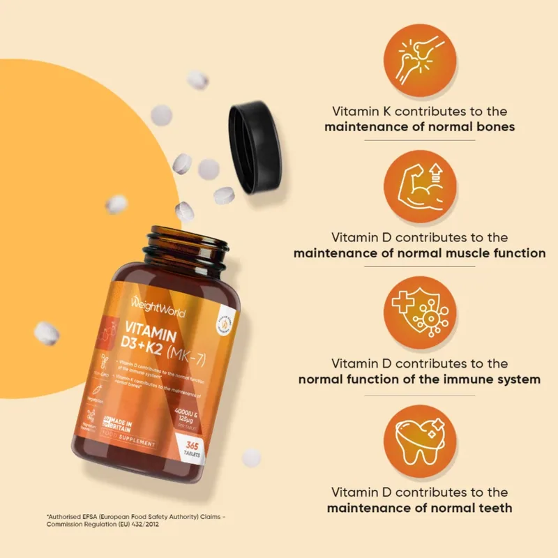 Vitamin D3 K2 MK-7 Supplement – Bones & Heart Health — image 3