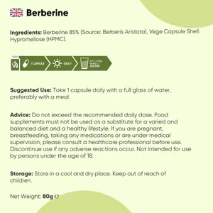 Berbérine 500 mg — 120 gélules | WeightWorld thumbnail 4