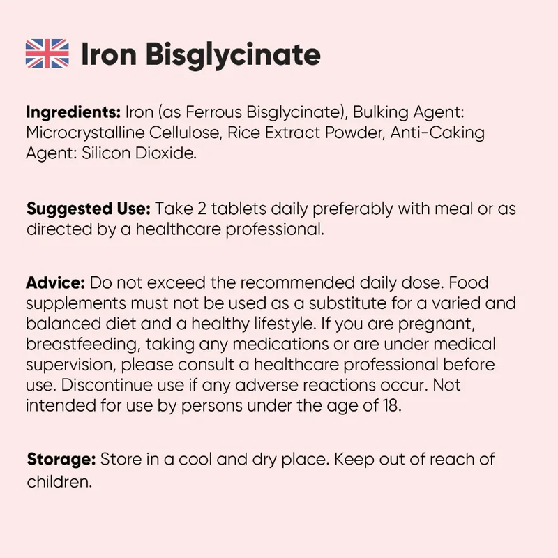 Fer bisglycinate — 400 comprimés | WeightWorld — image 4