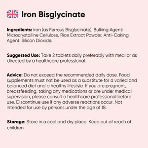 Fer bisglycinate — 400 comprimés | WeightWorld thumbnail 4