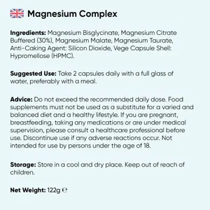 Magnésium complexe 4 en 1 — sachet de 120 gélules | WeightWorld thumbnail 4