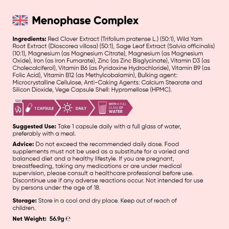 MenoPhase Complex — 120 gélules | WeightWorld — image 4