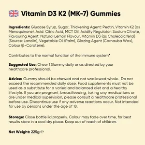 Vitamine D3 + K2 MK-7 — 90 gummies | WeightWorld thumbnail 4