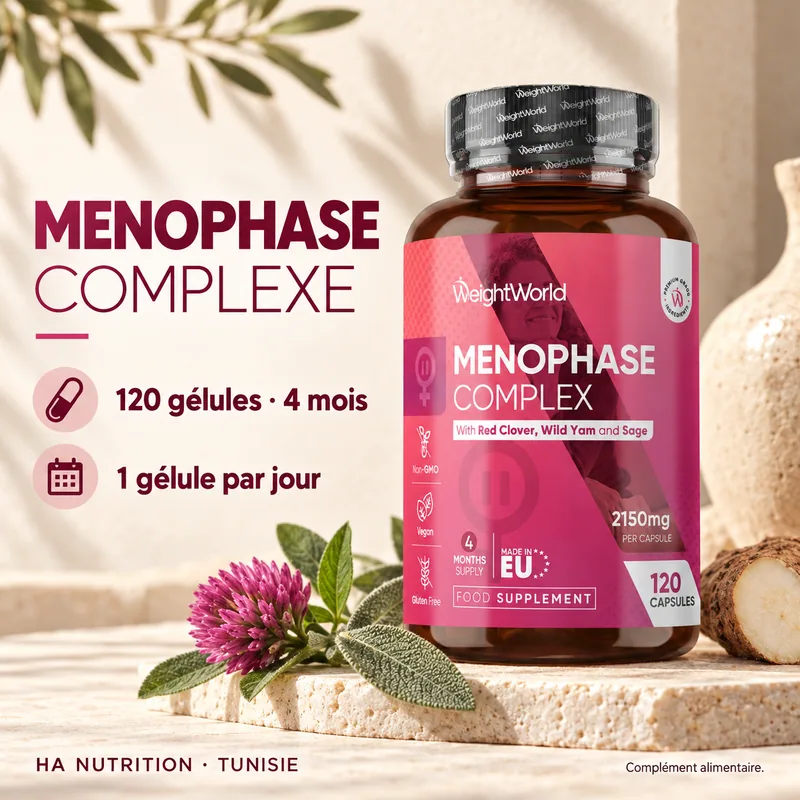MenoPhase Complex — 120 gélules | WeightWorld — image 2