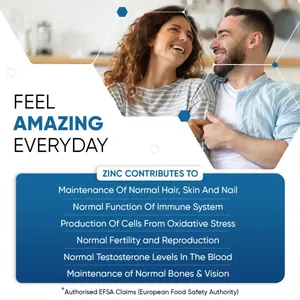 Zinc Bisglycinate 50mg – High Absorption Zinc Supplement | WeightWorld thumbnail 3