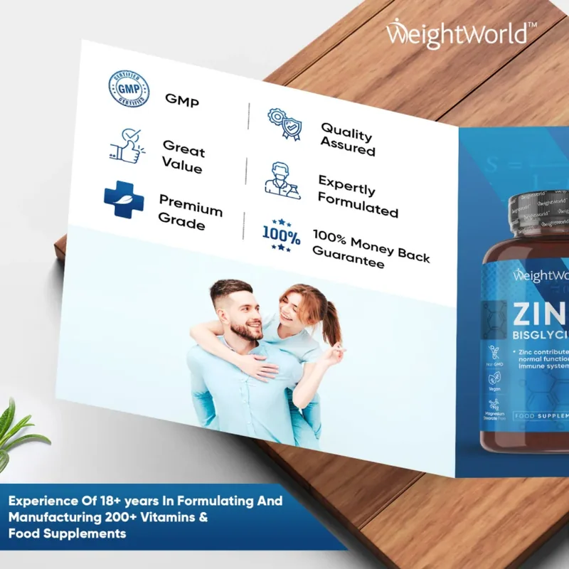 Zinc Bisglycinate 50mg – High Absorption Zinc Supplement | WeightWorld — image 5